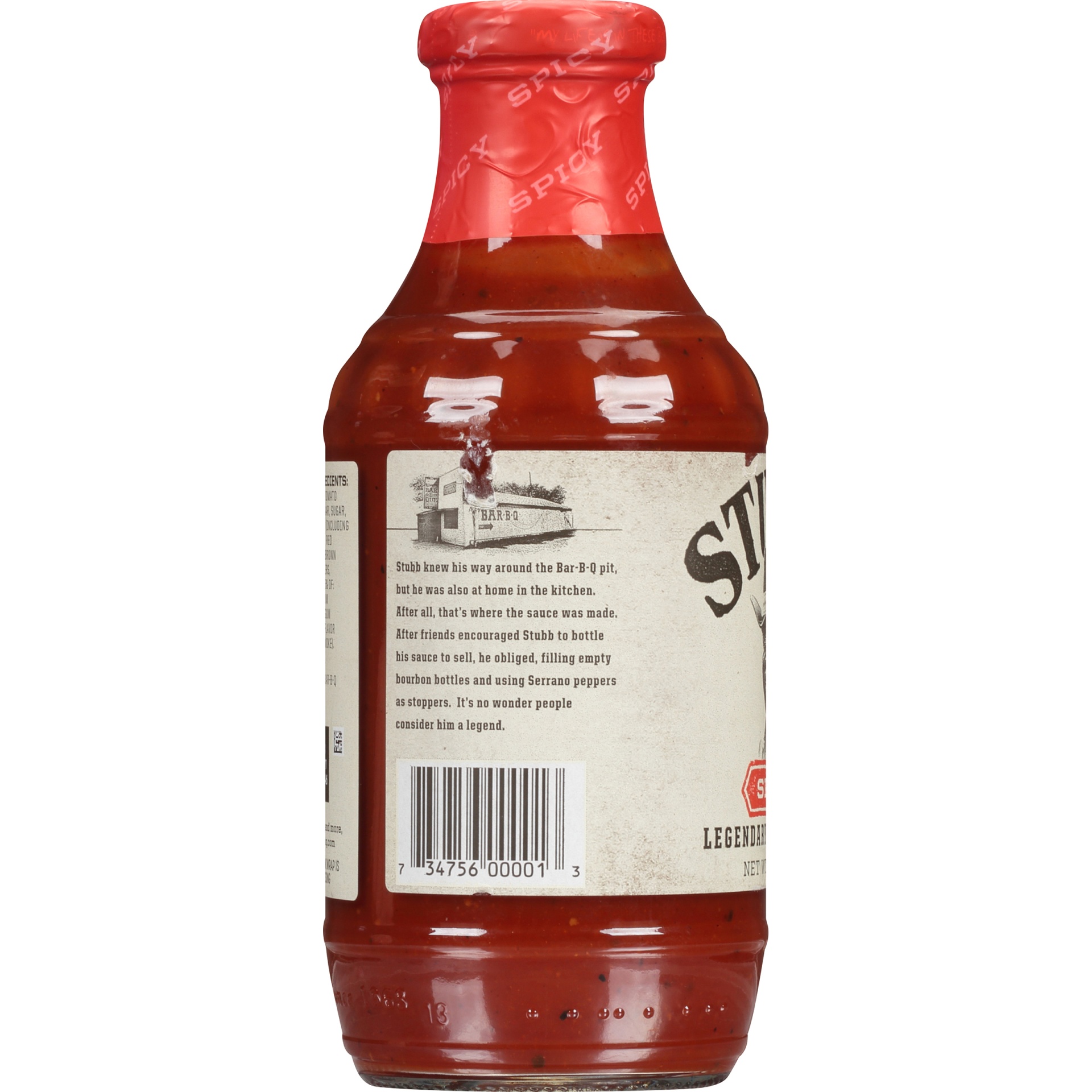 slide 5 of 6, Stubb's Spicy Bar-B-Q Sauce, 18 oz