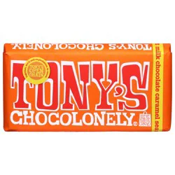 Tony's Chocolonely Caramel Sea Salt Milk Chocolate 6.35 oz
