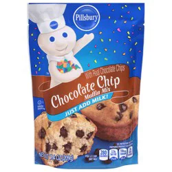 Pillsbury Chocolate Chip Muffin Mix, 7.4 Oz
