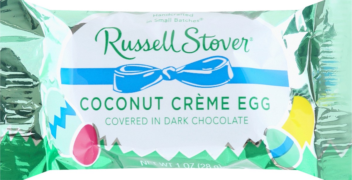 slide 8 of 8, Russell Stover Coconut Cream Egg, 1 oz