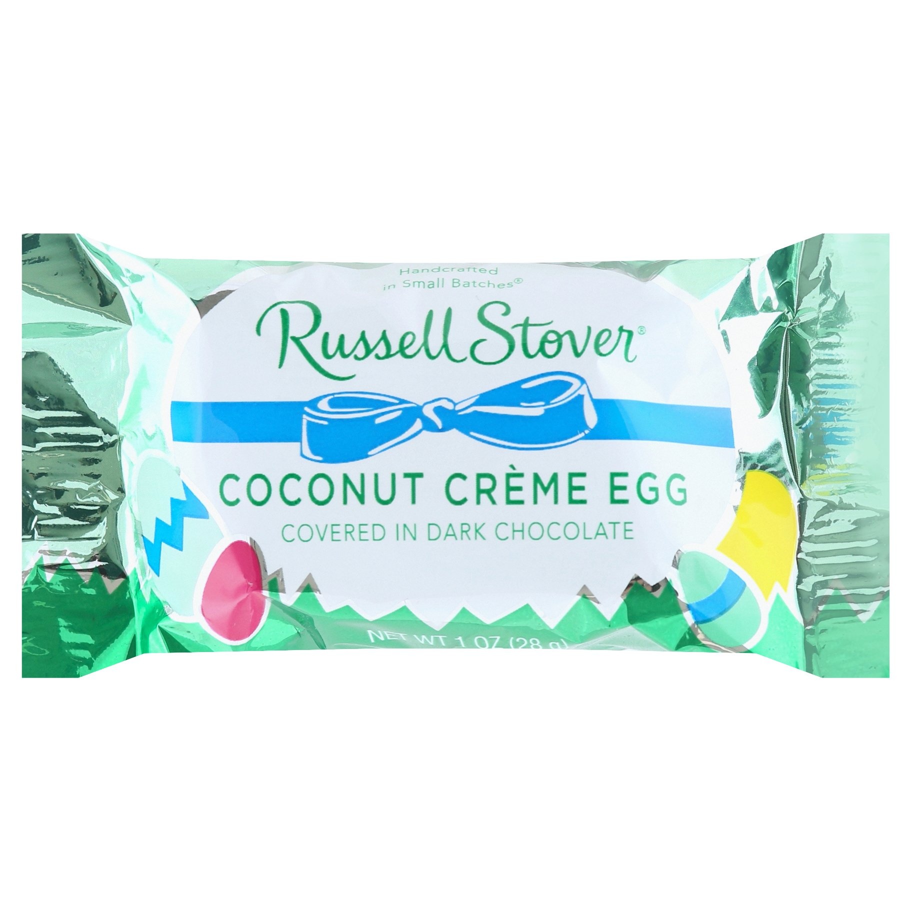 slide 1 of 8, Russell Stover Coconut Cream Egg, 1 oz