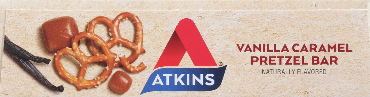 slide 4 of 9, Atkins Vanilla Caramel Pretzel Meal Bar, 5 ct