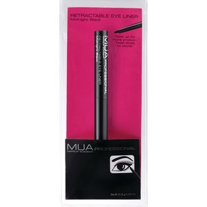 slide 1 of 1, MUA Retractable Eye Liner, Midnight Black, 1 ct