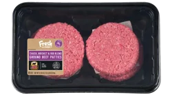 FRESH FROM MEIJER Ffm Certified Angus Beef Premium Burger Blend Patties, 4ct