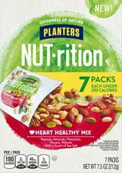 Planters NUT-rition Heart Healthy Mix with Walnuts, 7 ct - 7.5 oz Box