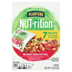 Planters NUT-rition Heart Healthy Mix with Walnuts, 7 ct - 7.5 oz Box