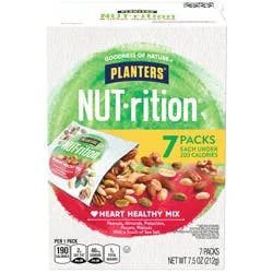 Planters NUT-rition Heart Healthy Mix with Walnuts, 7 ct - 7.5 oz Box