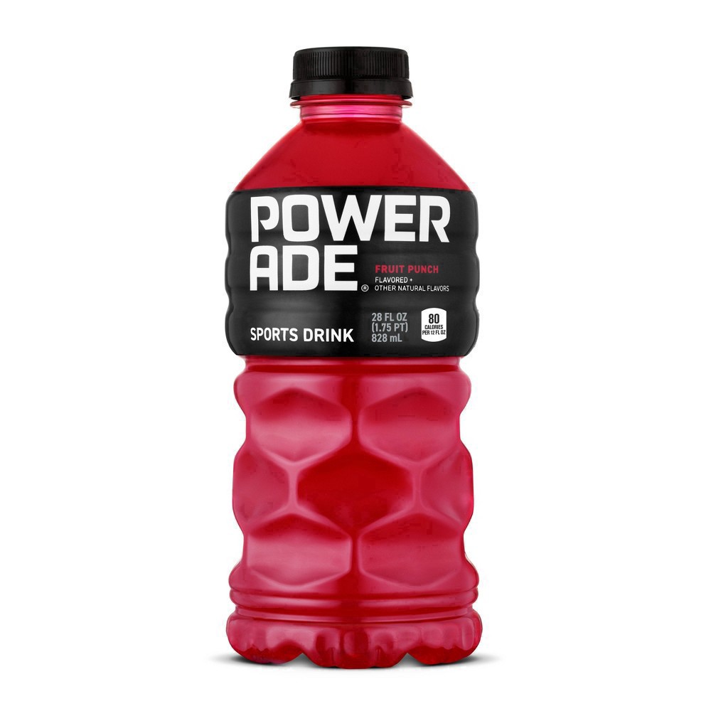 slide 24 of 30, Powerade Fruit Punch Sports Drink Bottle, 28 fl oz