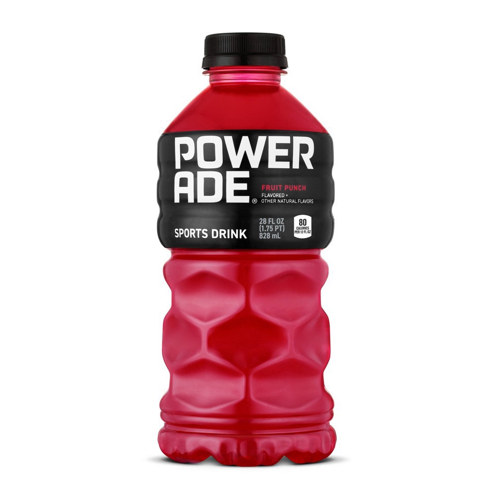 slide 2 of 30, Powerade Fruit Punch Sports Drink Bottle, 28 fl oz