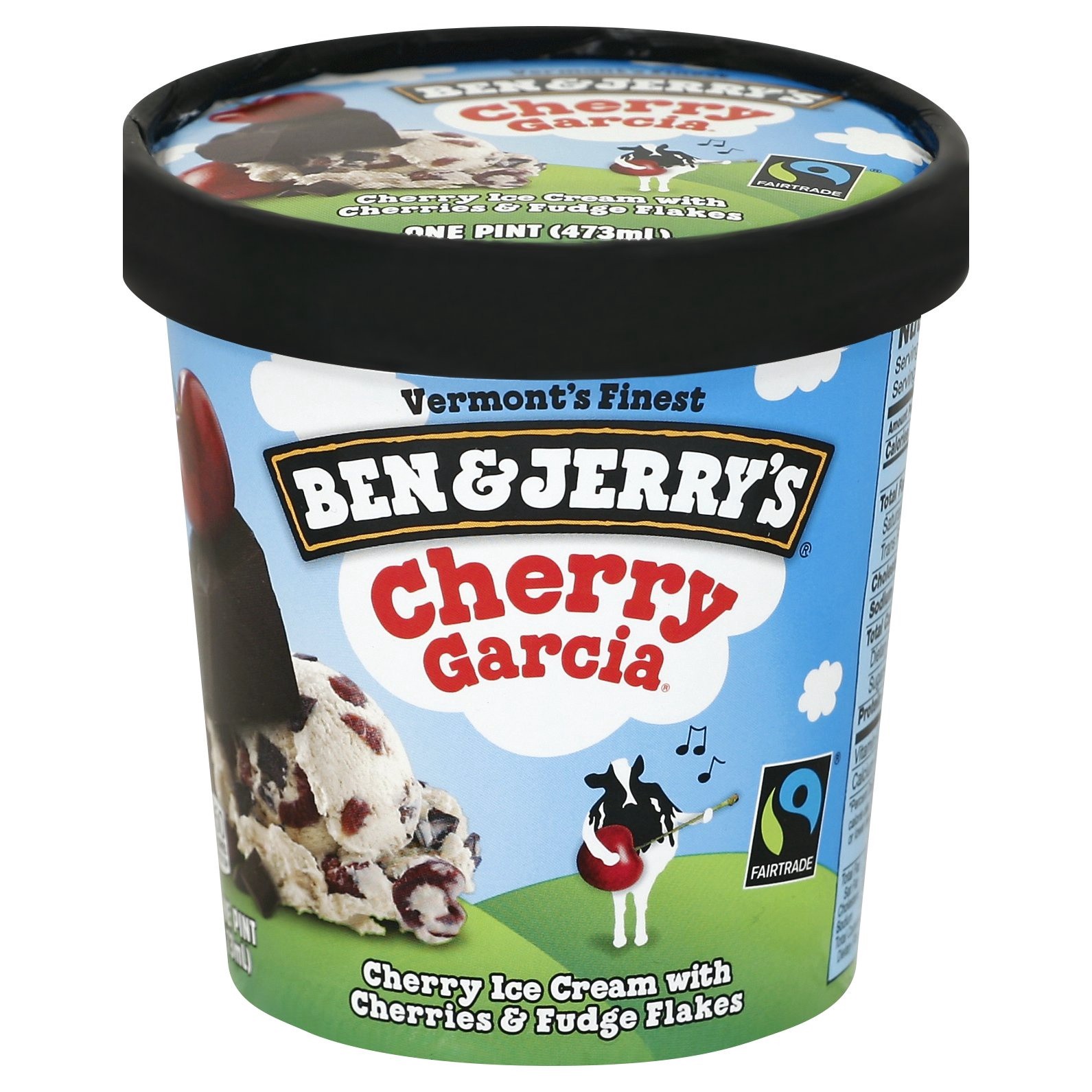 slide 1 of 6, Ben & Jerry's Cherry Garcia Ice Cream, 1 pint