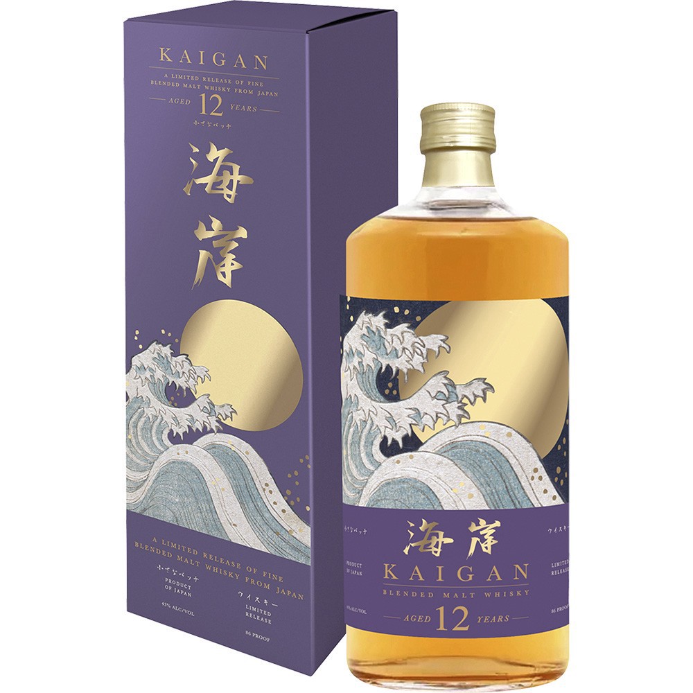 slide 1 of 1, Kaigan 12yr Japanese Whisky, 750 ml