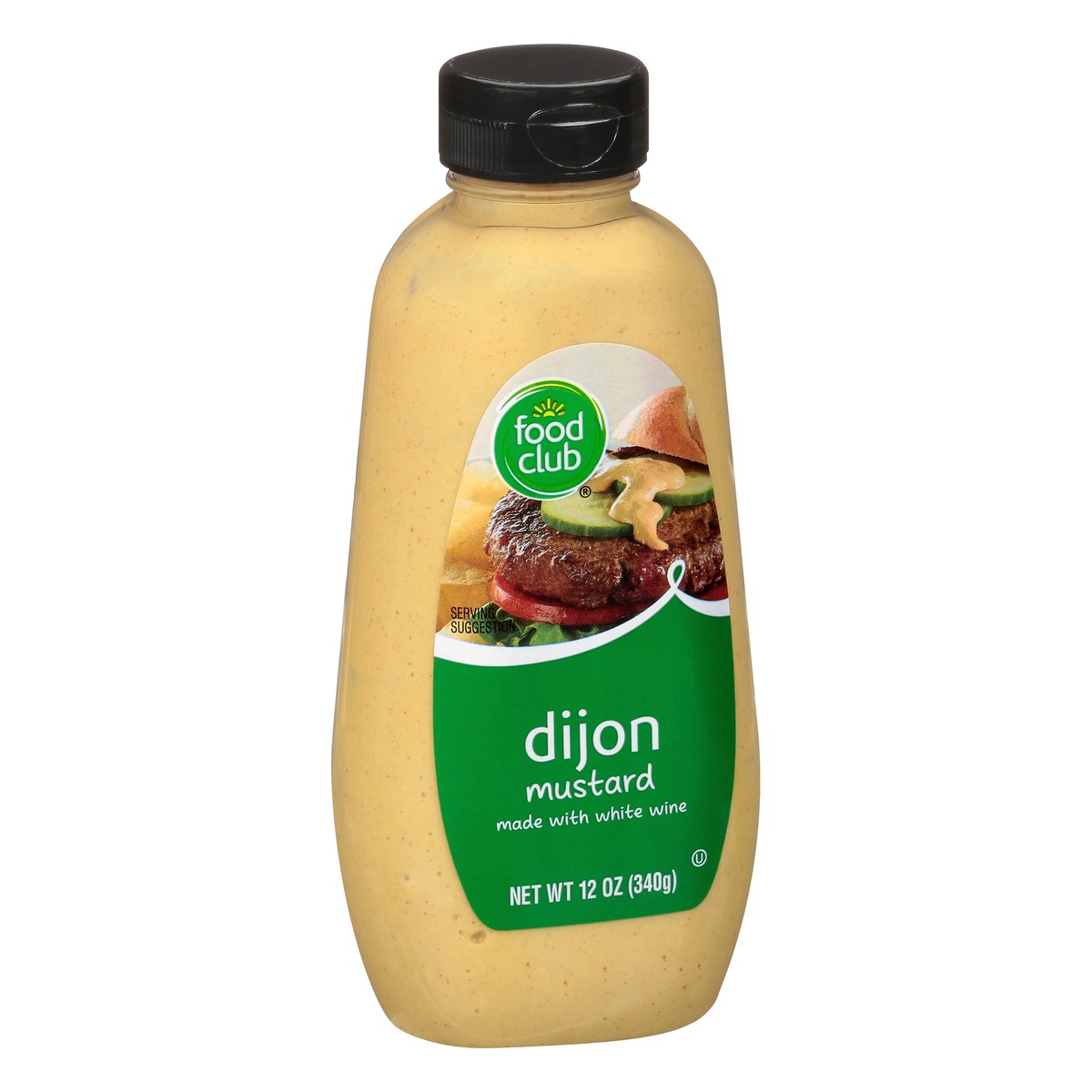 slide 8 of 9, Food Club Dijon Mustard 12 oz Bottle, 12 oz