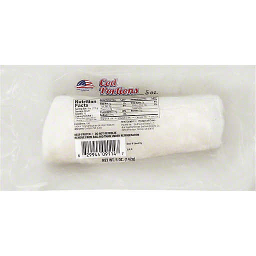 slide 1 of 1, Great American Seafood Cod 5 oz, 5 oz