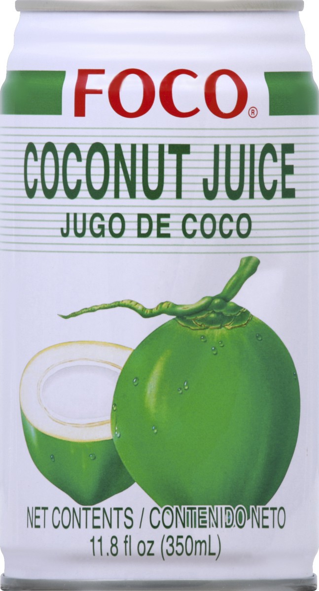 slide 4 of 6, Foco Coconut Juice 11.8 fl oz, 11.8 oz