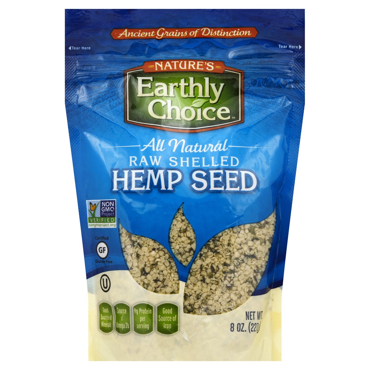 slide 4 of 4, Nature's Earthly Choice Raw Shelled Hemp Seed, 8 oz