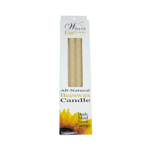 slide 1 of 1, Wally's Natural Ear Candles Beeswax Plain, 4 ct