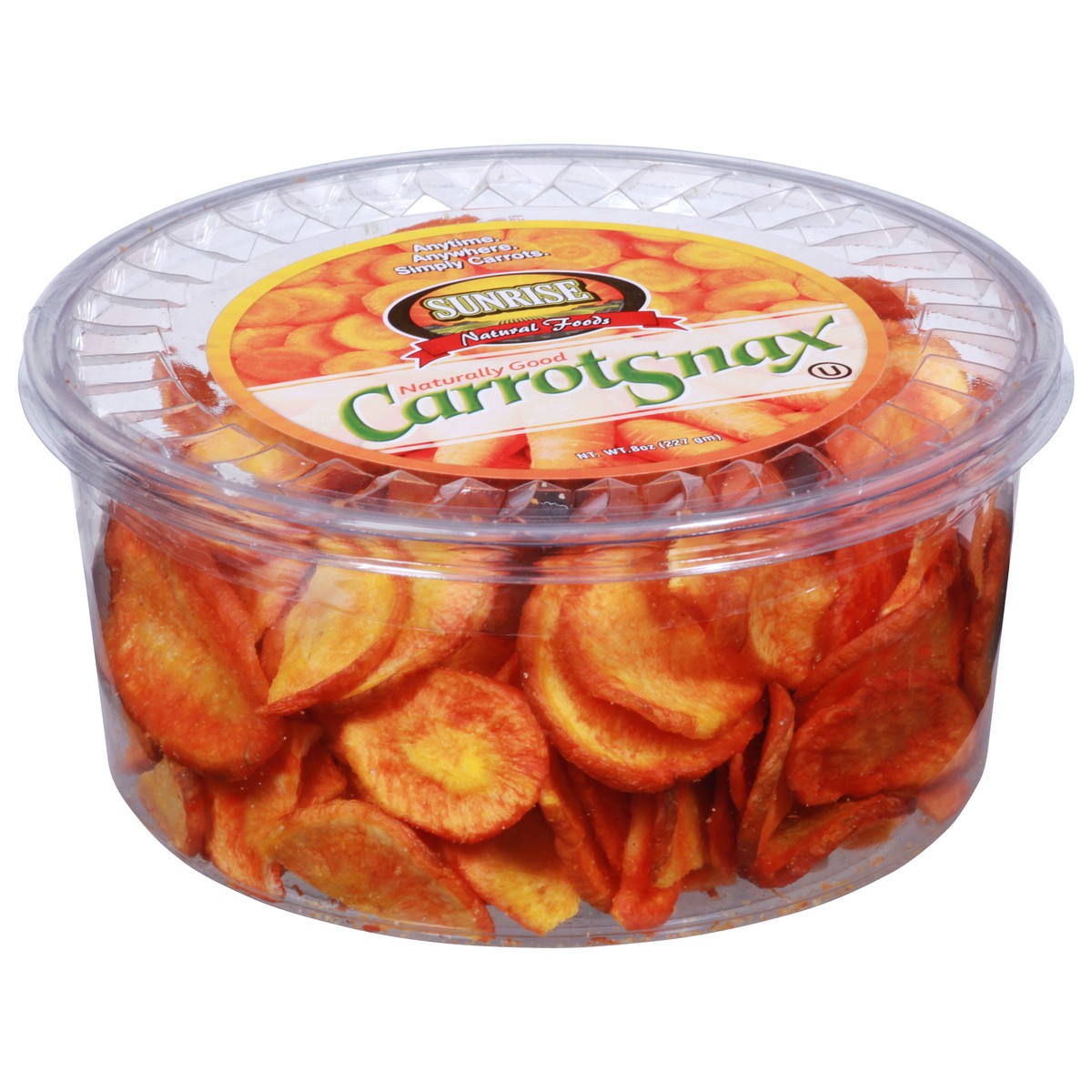 slide 2 of 9, Sunrise Natural Foods Carrot Snax 8 oz, 8 oz