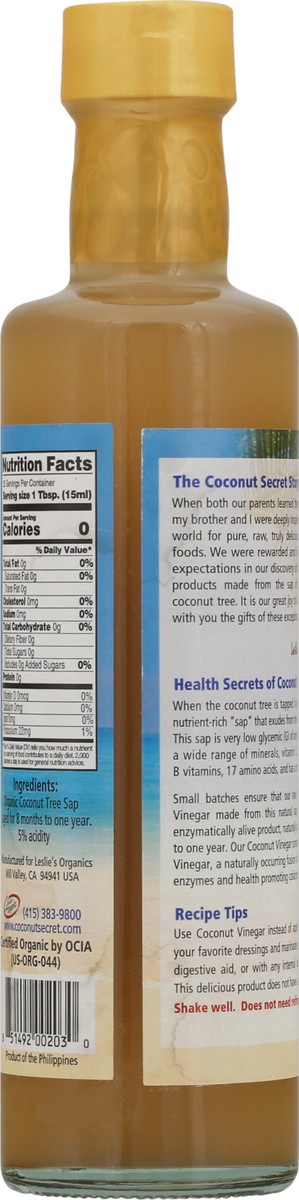 slide 5 of 9, Coconut Secret Raw Coconut Vinegar, 12.7 oz