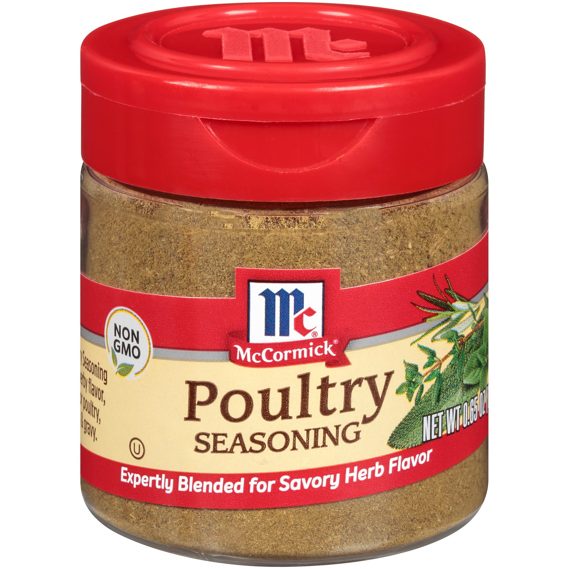 slide 1 of 5, McCormick Poultry Seasoning, 0.65 oz, 