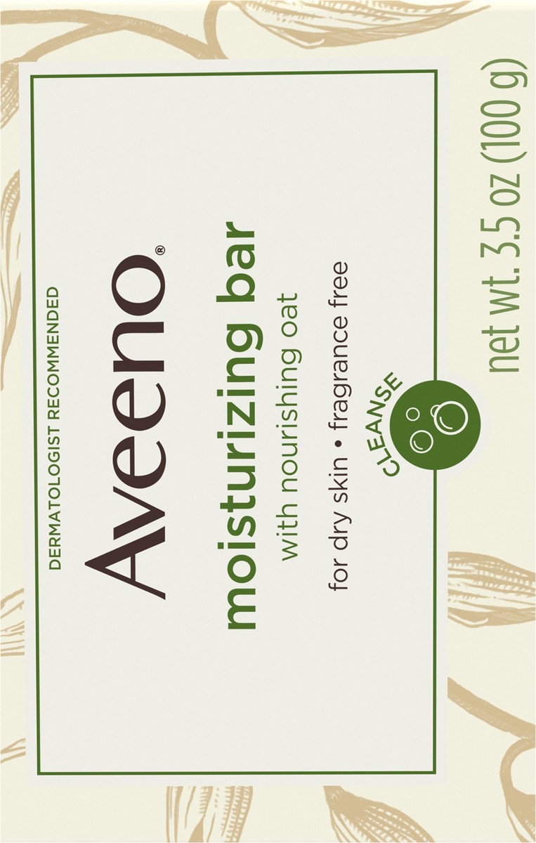 slide 3 of 7, Aveeno Active Naturals Moisturizing Bar for Dry Skin, 3.5 oz