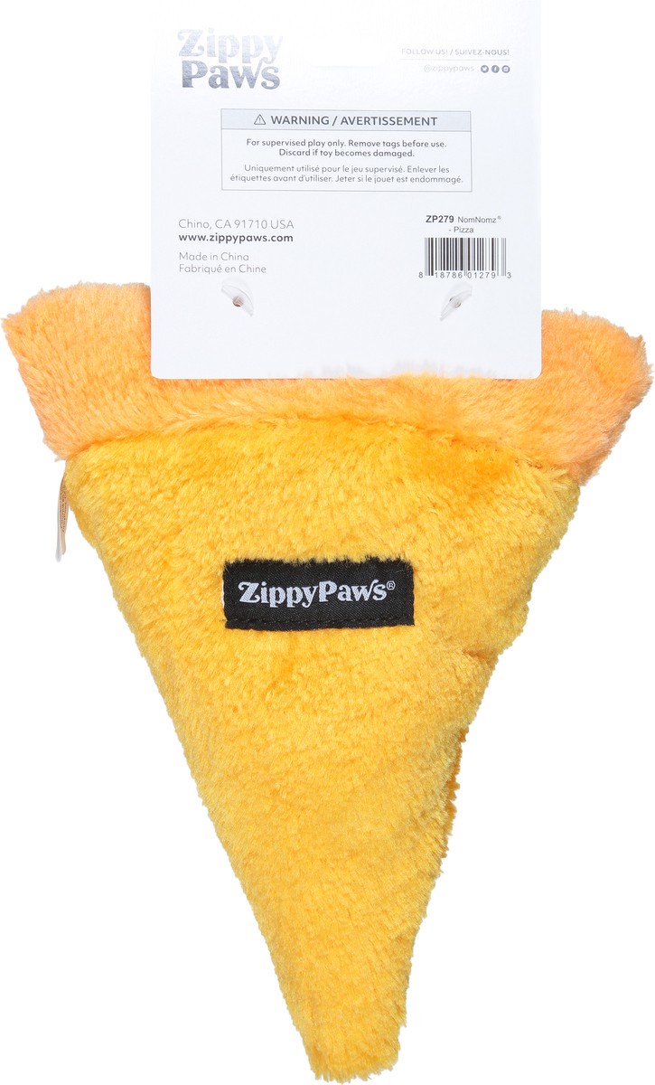 slide 5 of 9, Zippy Paws Zippypaws Nomnomz Pizza, 1 ct