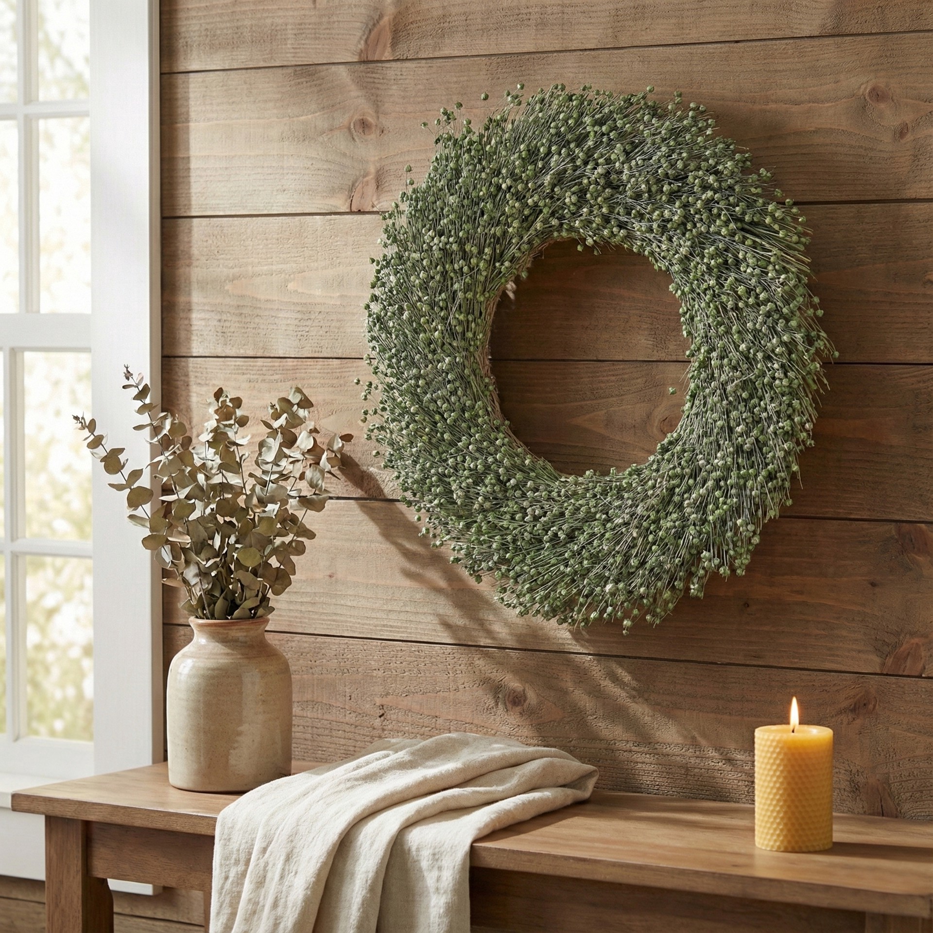 slide 3 of 4, 18" Green Wreath By Ashland, 18 in