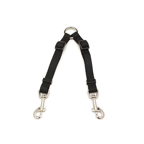 slide 1 of 1, Petmate Aspen Pet by Petmate Take Two Adjustable Leash Extension in Black, 5/8" Width, MED