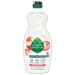 Seventh Generation Dish Soap Liquid Summer Orchard Scent, 19 oz