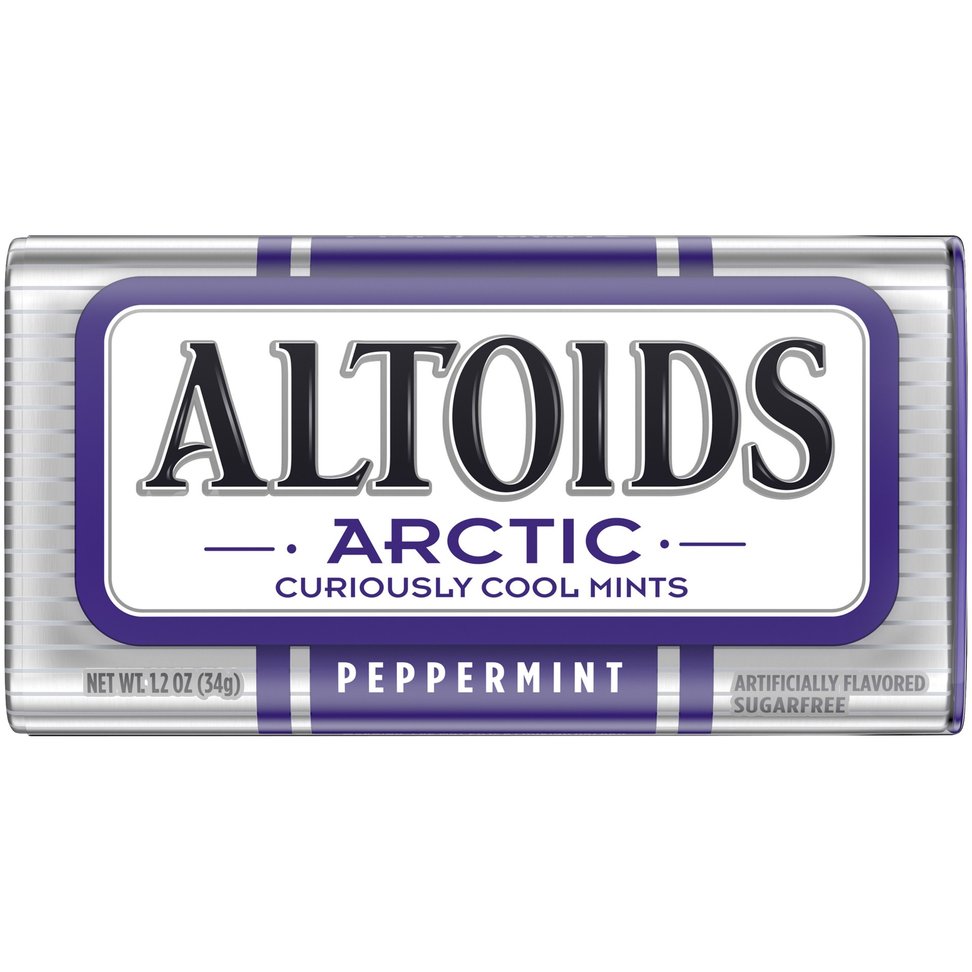 slide 1 of 8, ALTOIDS Arctic Peppermint Sugar Free Breath Mints, Single Pack, 1.2 oz, 1.2 oz