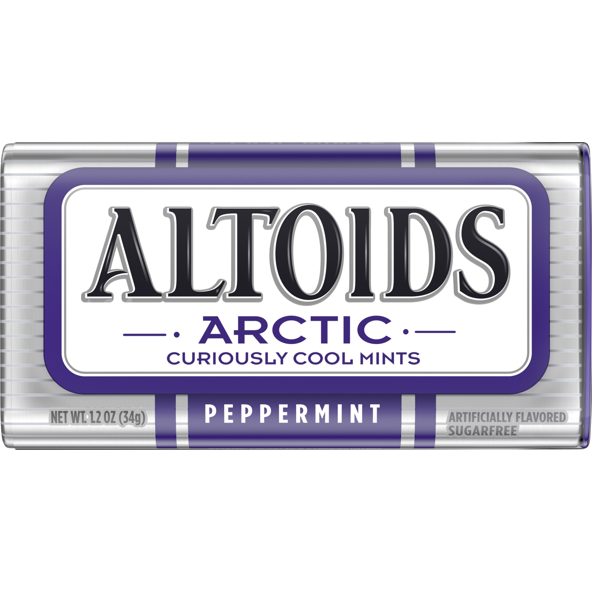slide 1 of 7, ALTOIDS Arctic Peppermint Sugar Free Breath Mints Single Pack, 1.2 oz