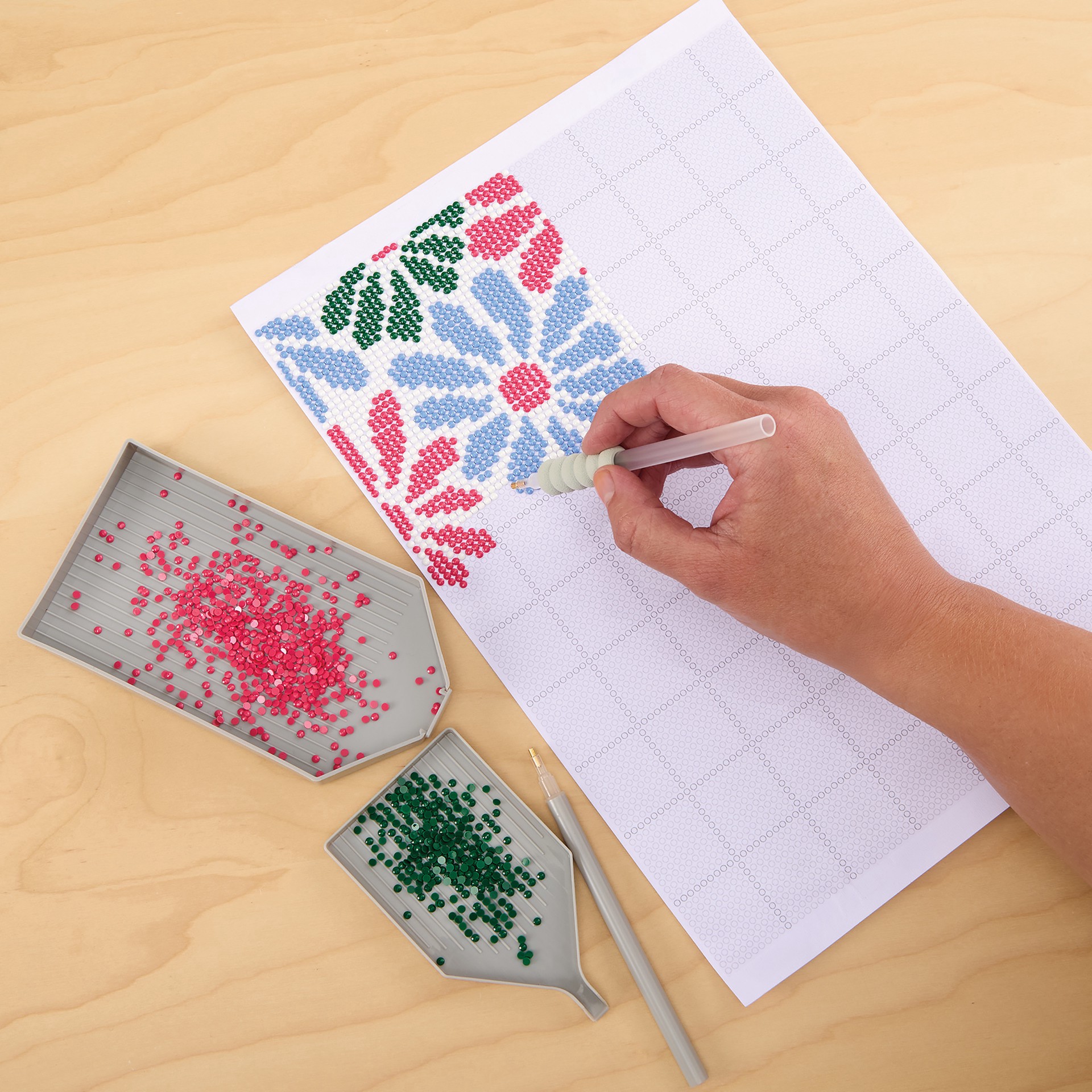 slide 3 of 3, 8.5" X 11" Diamond Art Blank Canvas By Make Market, 8.5 in x 11 in