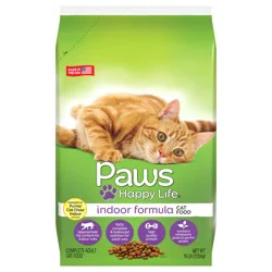 Paws Happy Life Indoor Formula Cat Food 16 lb