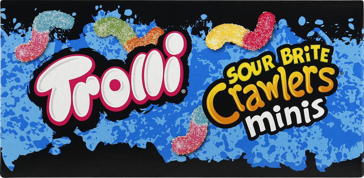 slide 4 of 6, Trolli Sour Brite Crawlers Mini, 18 ct