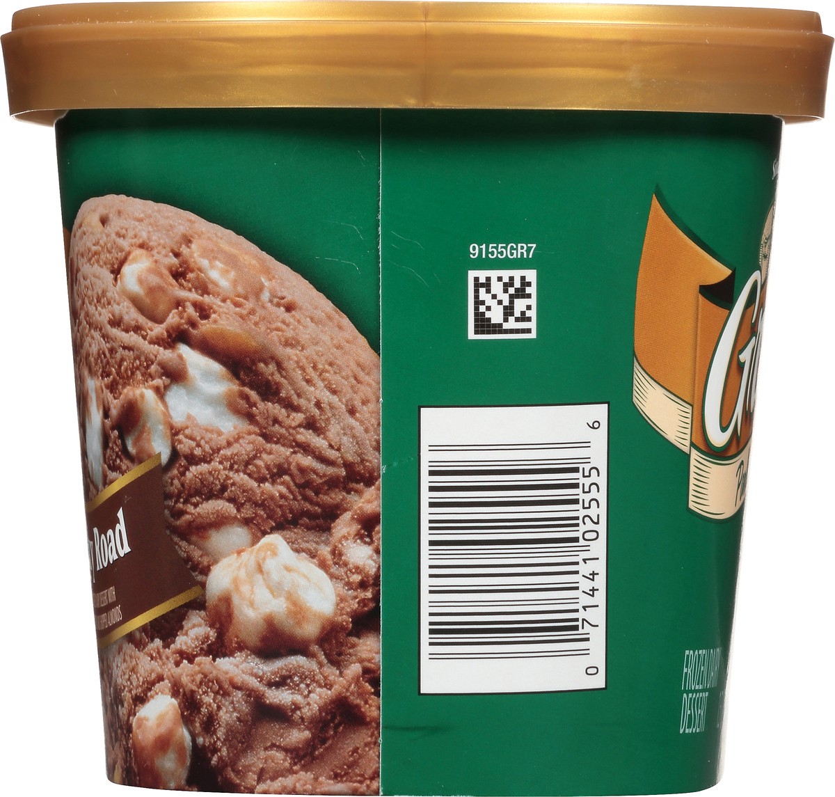 slide 7 of 10, Green's Parlor Favorites Rocky Road Frozen Dairy Dessert 1.5 qt. Carton, 1.42 liter