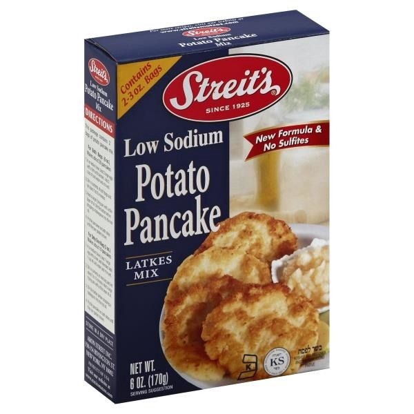 slide 1 of 6, Streit's Low Sodium Potato Pancake Mix, 6 oz