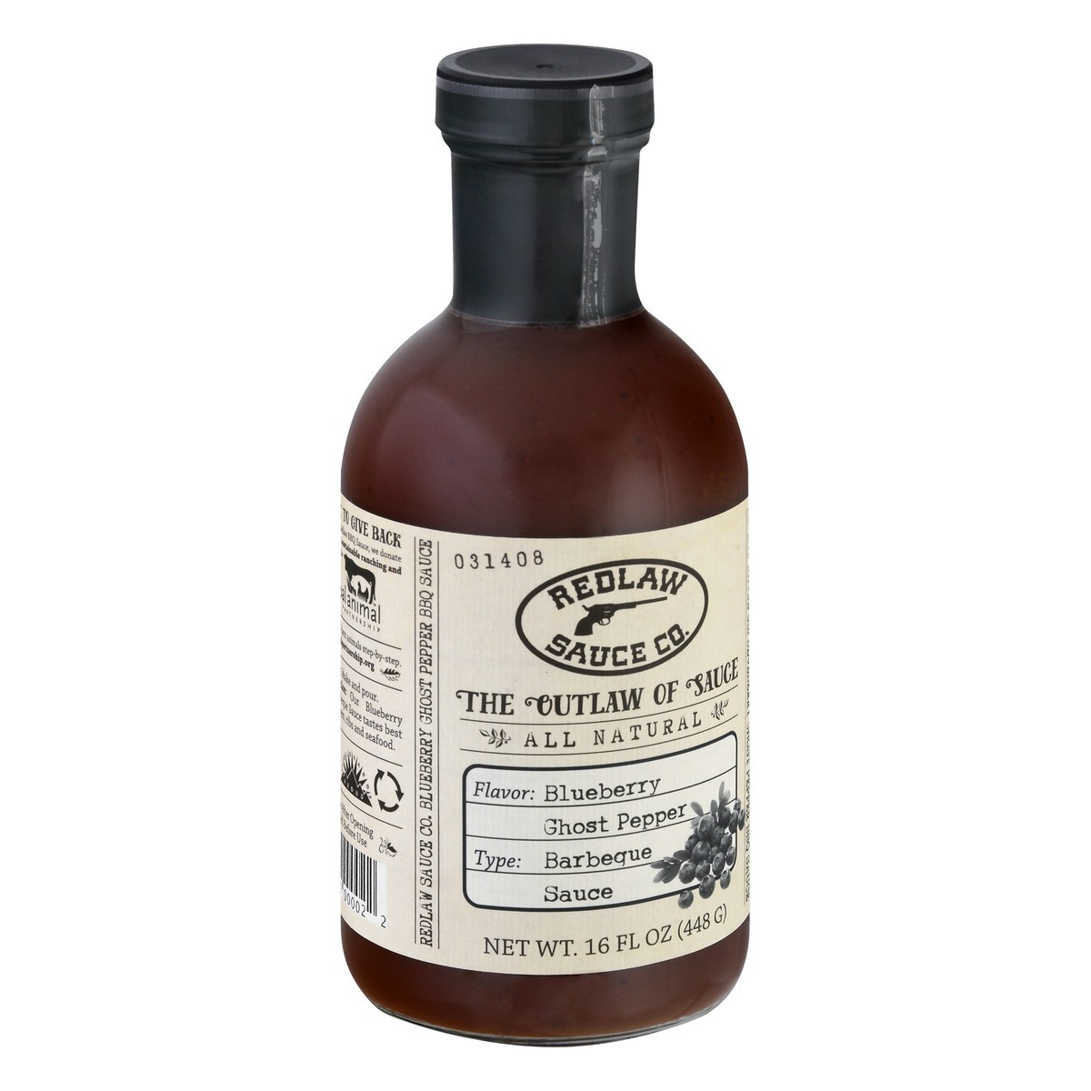 slide 9 of 12, Redlaw Sauce Blueberry Ghost Pepper Barbeque Sauce 16 oz, 