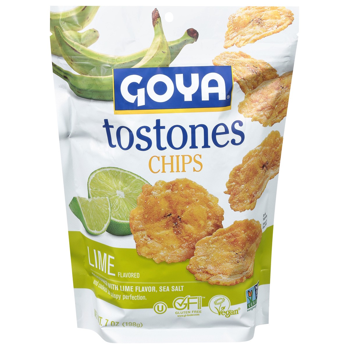 slide 1 of 15, Goya Lime Tostones Chips 7 oz, 7 oz
