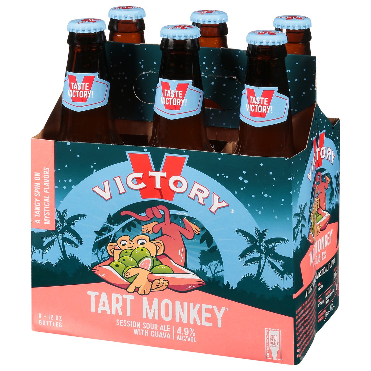 slide 7 of 11, Victory Brewing Company 6 Pack Session Sour Ale Tart Monkey Beer 6 ea, 6 ct