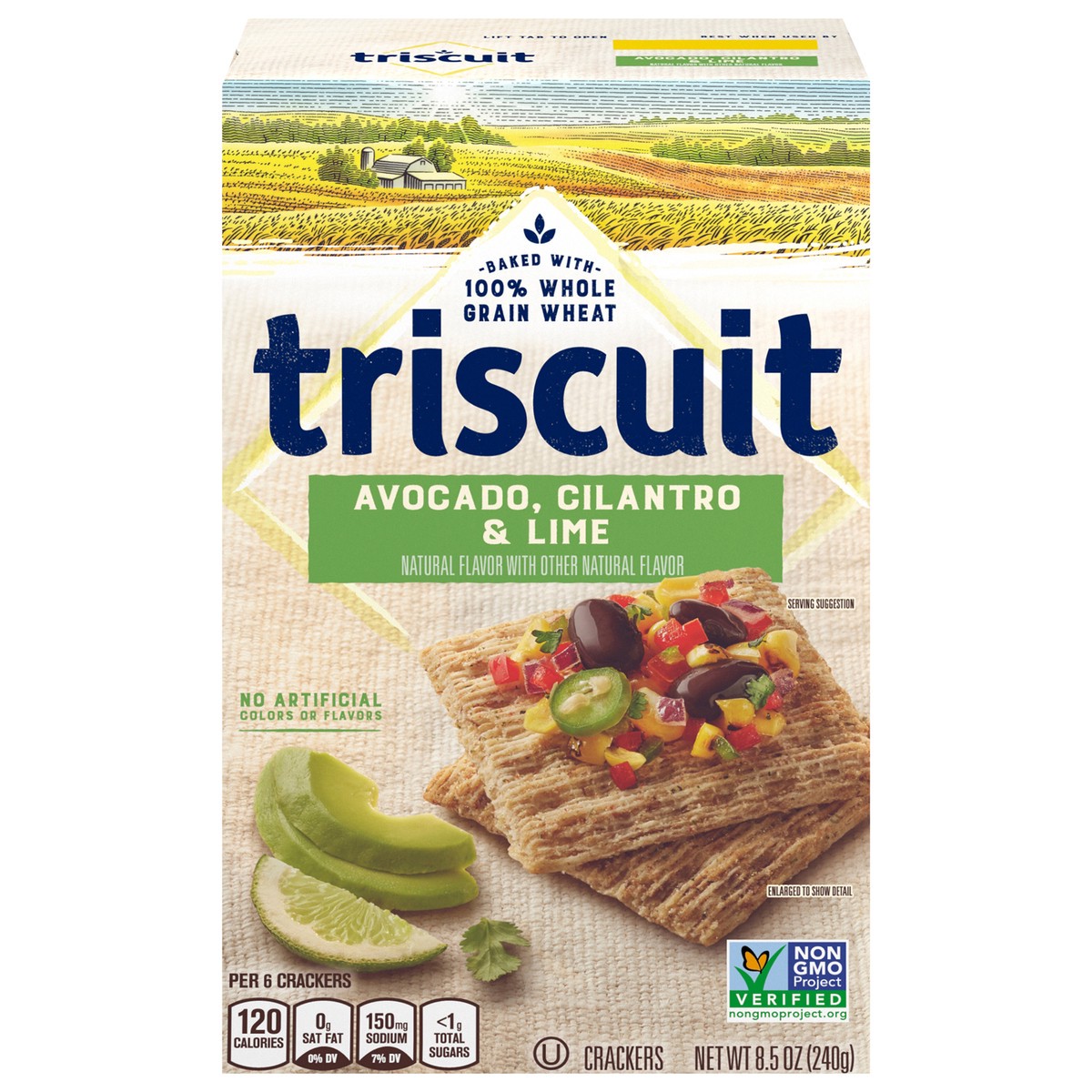 slide 1 of 9, Triscuit Avocado, Cilantro & Lime Crackers - 8.5oz, 8.5 oz