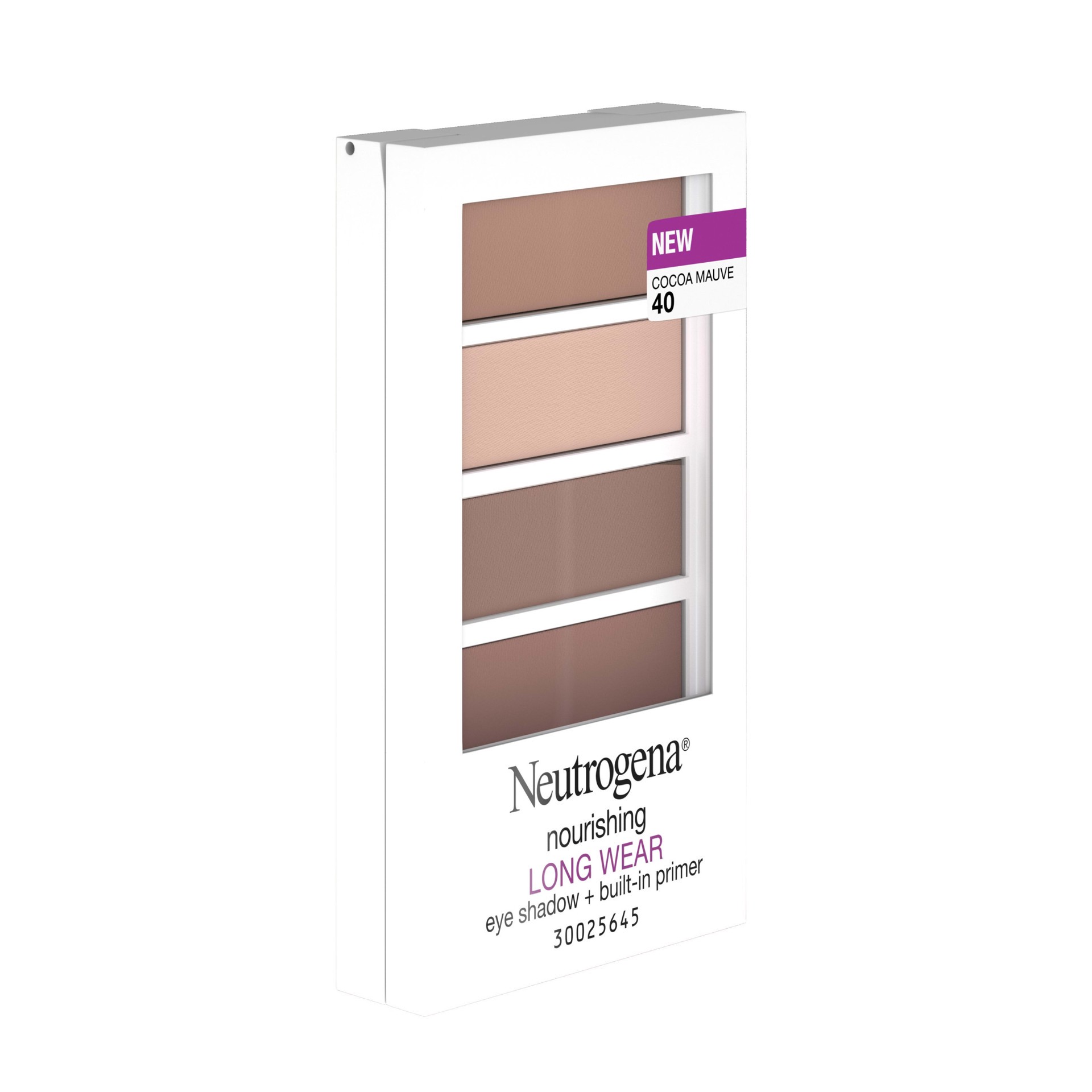 slide 3 of 5, Neutrogena Long Wear Eye Shadow/Built-in Primer, Cocoa Mauve,.24 oz, 0.24 oz