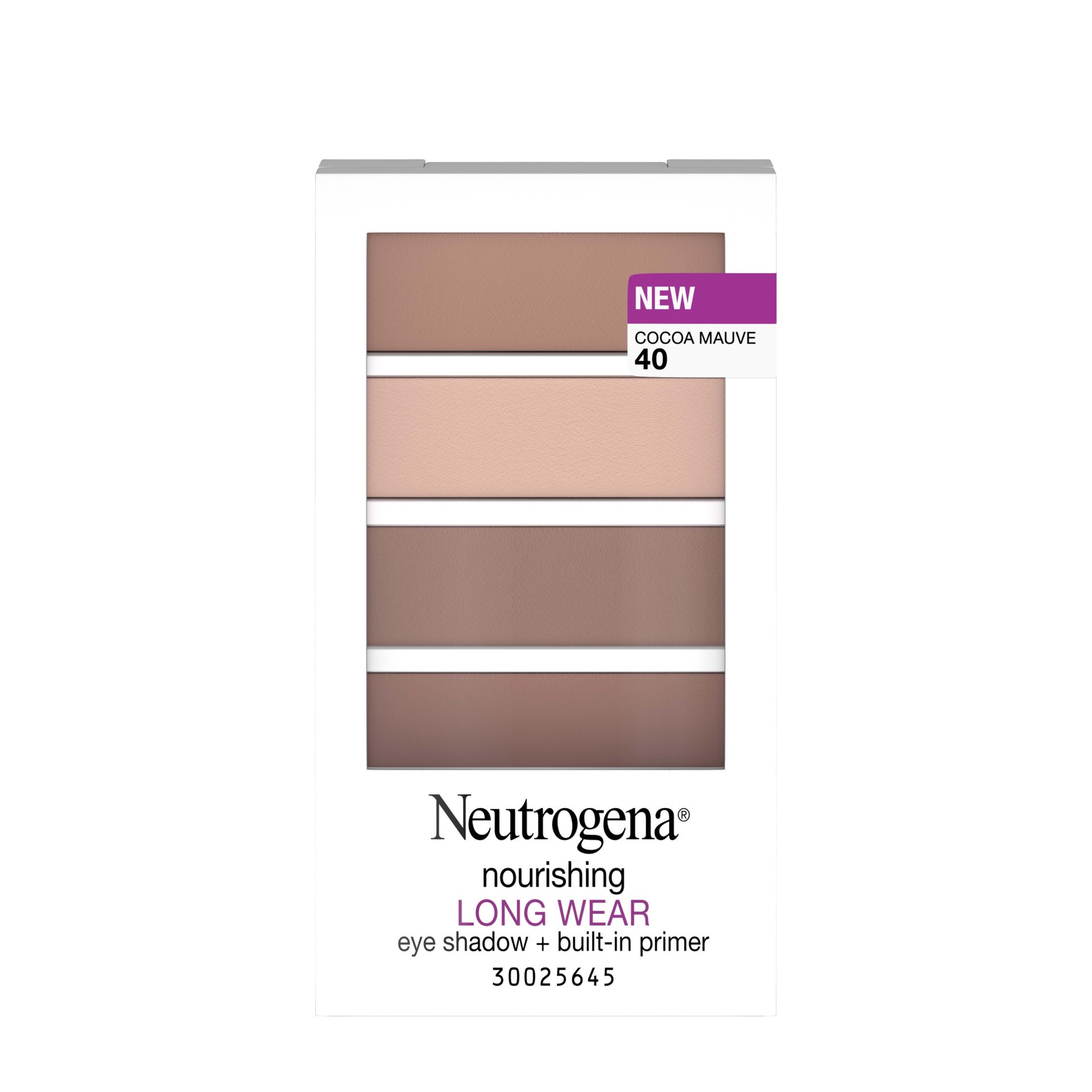 slide 4 of 5, Neutrogena Long Wear Eye Shadow/Built-in Primer, Cocoa Mauve,.24 oz, 0.24 oz