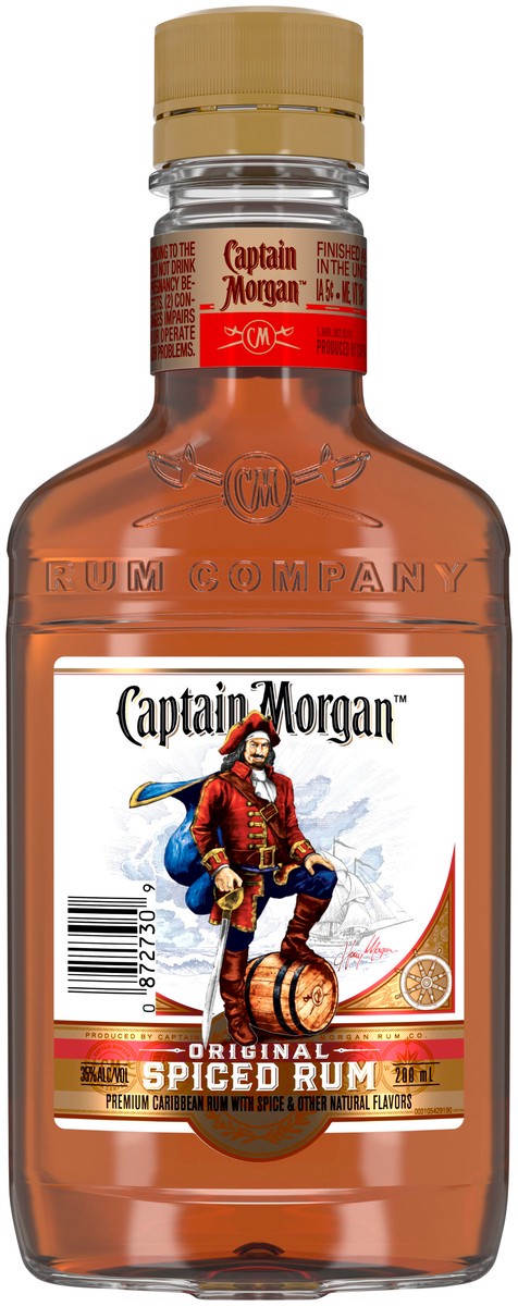 slide 1 of 5, Captain Morgan Original Spiced Rum, 200 ml