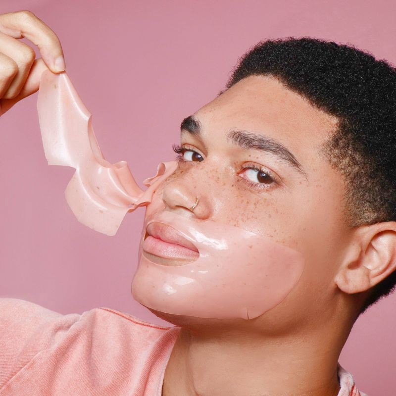 slide 2 of 5, Avatara Rose Boba Hydrogel Face Mask - 0.98oz, 0.98 oz