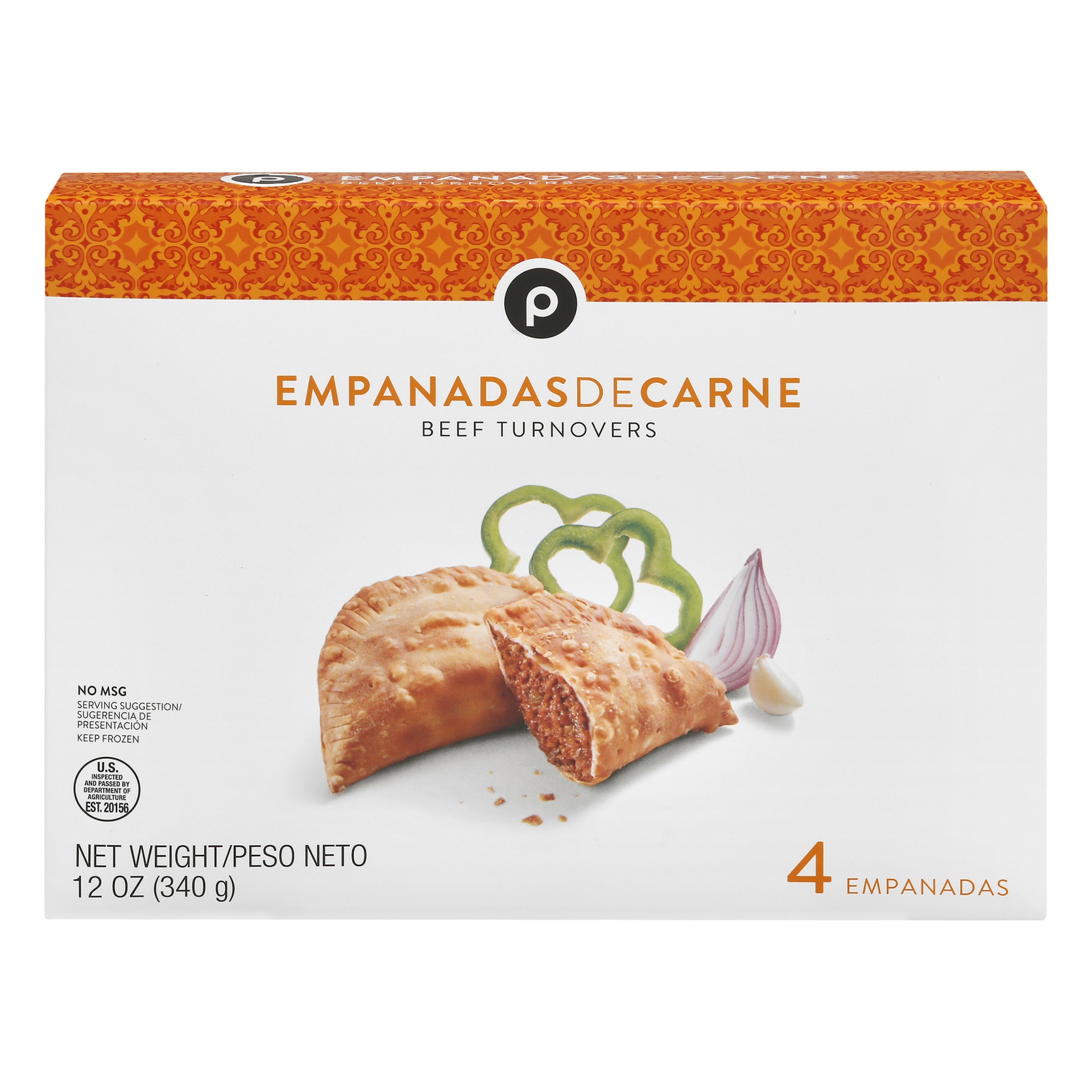 slide 1 of 1, Publix Beef Turnovers Empanadas, 12 oz