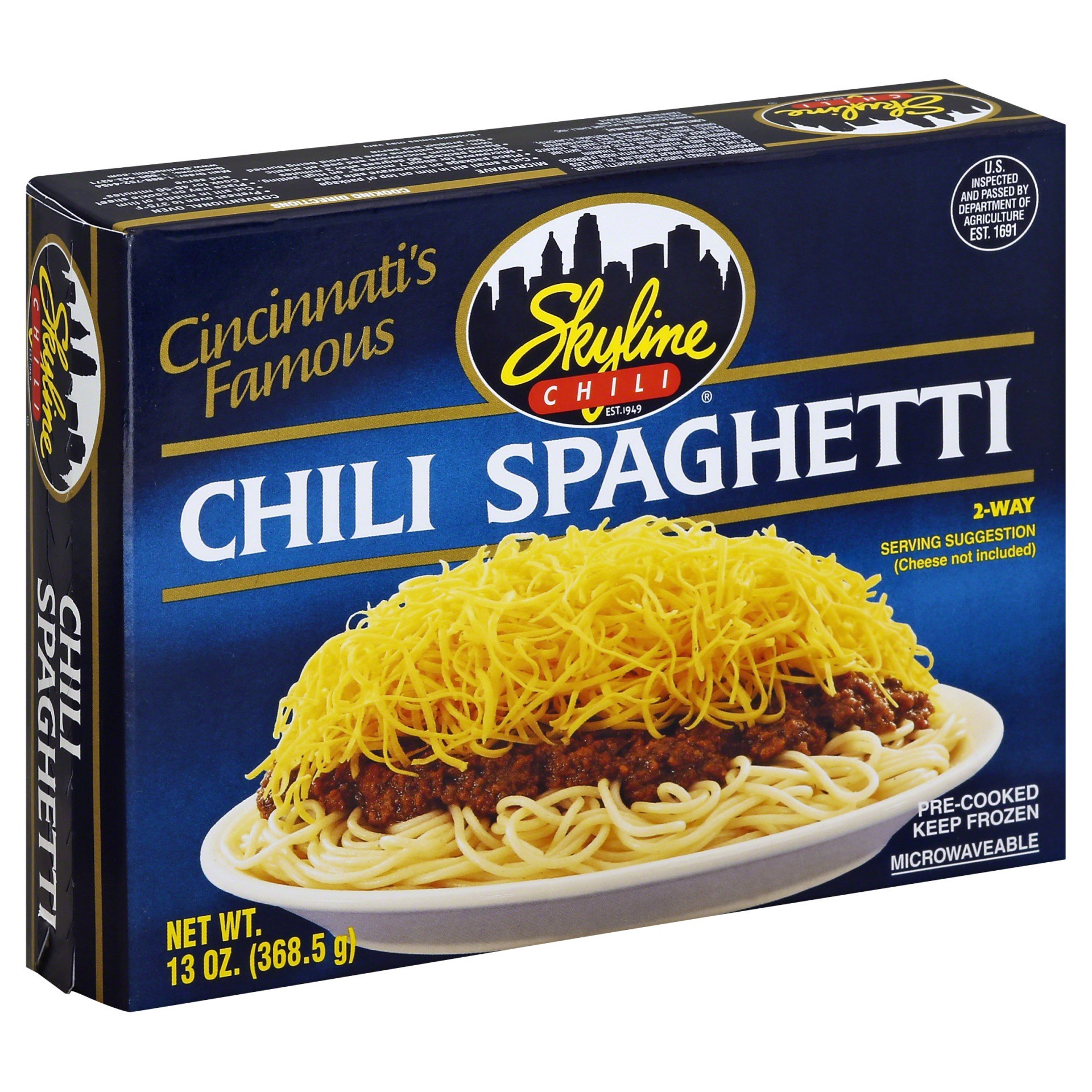 slide 1 of 3, Skyline Chili Spaghetti 13 oz, 13 oz