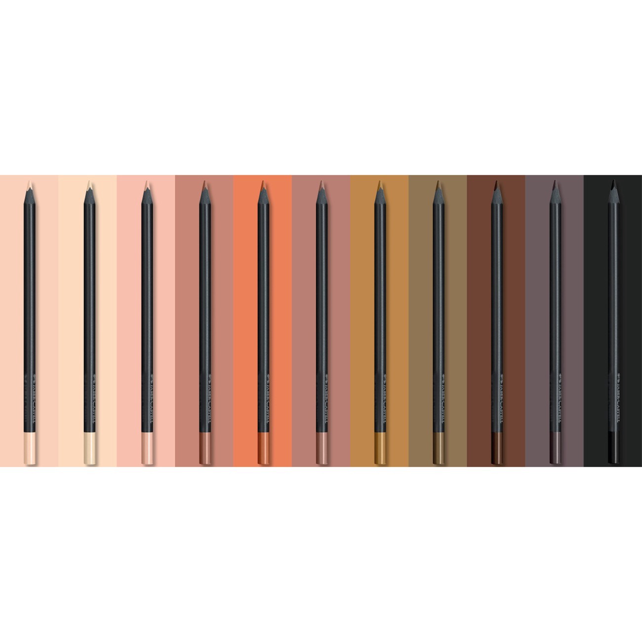 slide 2 of 4, Faber-Castell Black Edition Skin Tones Colored Pencils, 1 ct