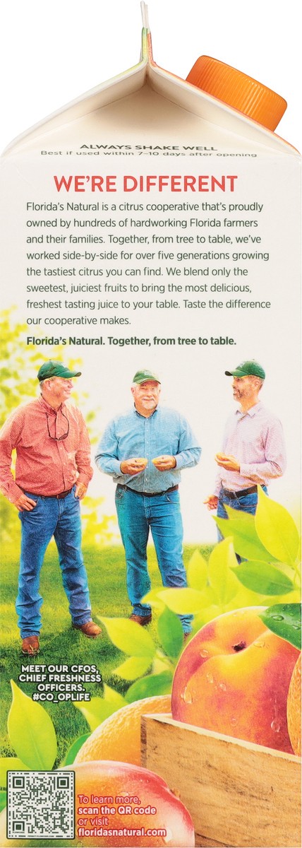 slide 11 of 14, Florida Natural Orange Peach Mango, 52 fl