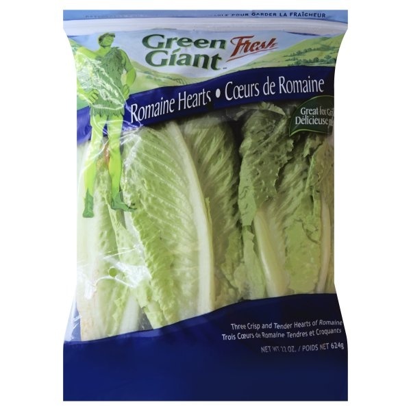 slide 1 of 1, Green Giant Romaine Hearts, 3 Pack, 3 ct