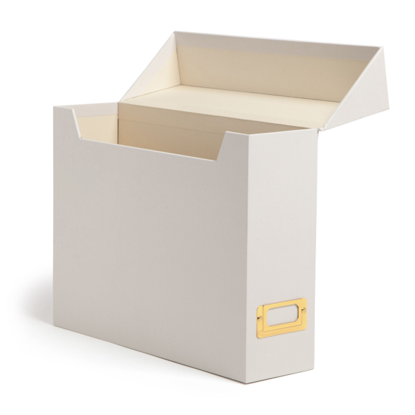 slide 7 of 9, U BRANDS UBrands Flip Top File & Storage Box -Texture Paper Wrapped, 1 ct