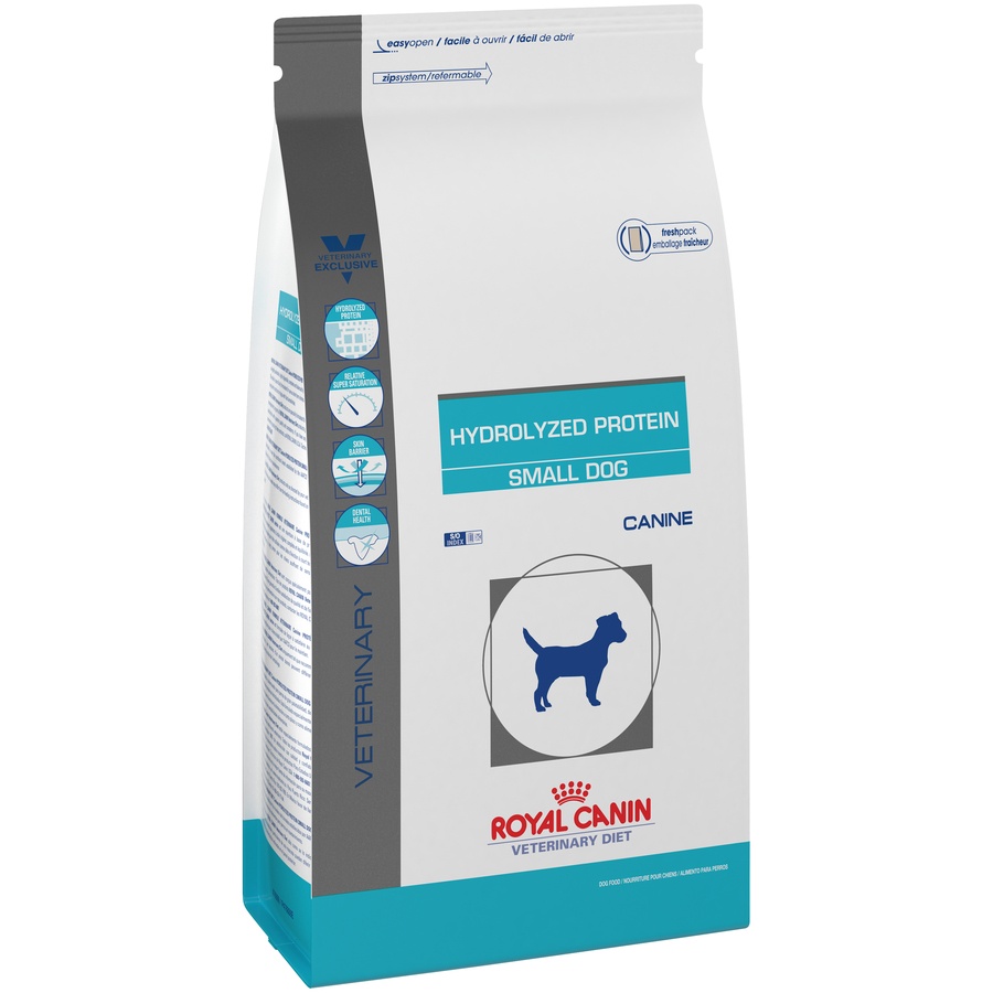 slide 2 of 9, Royal Canin Veterinary Diet Canine Hydrolyzed Protein Small Dog Dry Dog Food, 8.8 lb